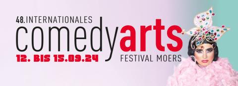 Banner 48. Internationaels comedy arts Festival Moers 12. bis 15.09.2024