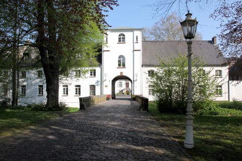 Das Schloss Lauersfort.