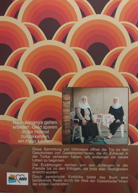 Plakat mit einem Bild von zwei türkischen Frauen.